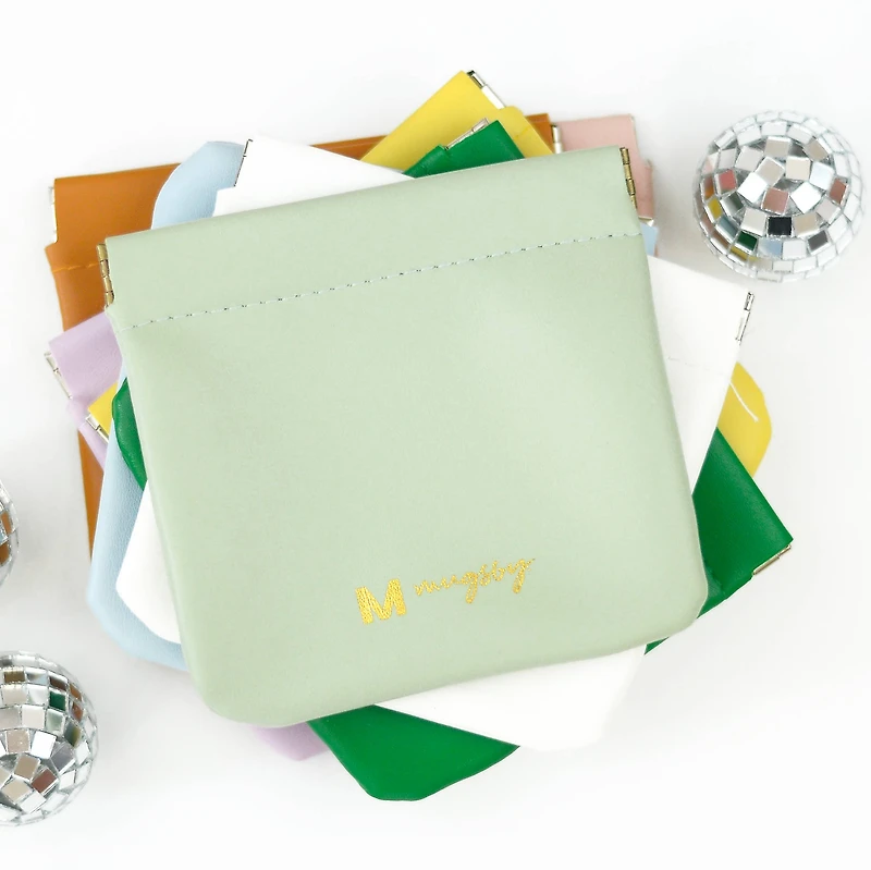 Pink Squeeze Coin Purse Wallet