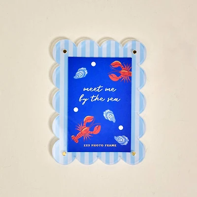 Mini Acrylic Picture Frame Magnet–Coastal Catch
