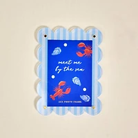 Mini Acrylic Picture Frame Magnet–Coastal Catch