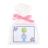 Pink Topiary Note Card Set