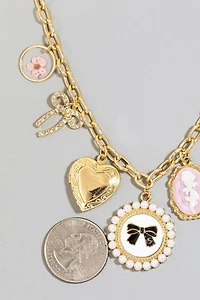 Assorted Charms Chain Necklace: G