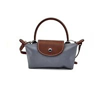 Gray Mini Crossbody Bag