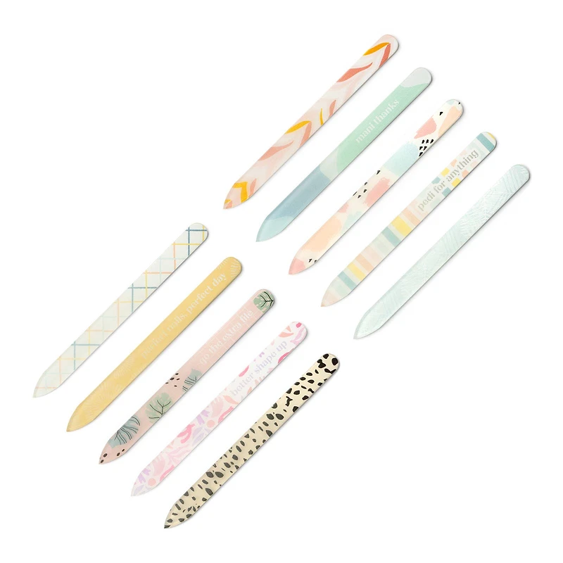 Lemon Lavender Glass Nail Files
