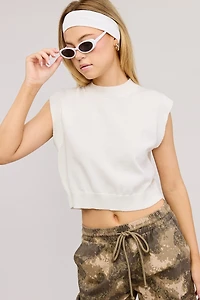 Cream Knitted Vest