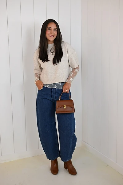 Beige Knit Sweater