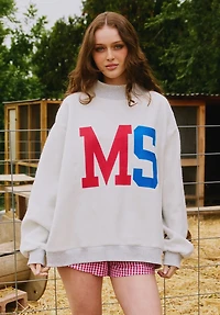 PRE-ORDER Mississippi Reversible Mock Neck Sweatshirt