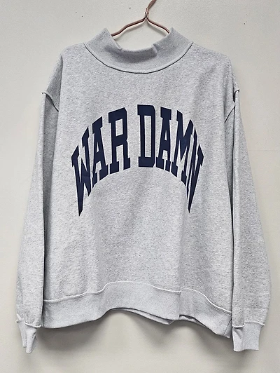 PRE-ORDER Auburn Reversible Mock Neck Sweatshirt