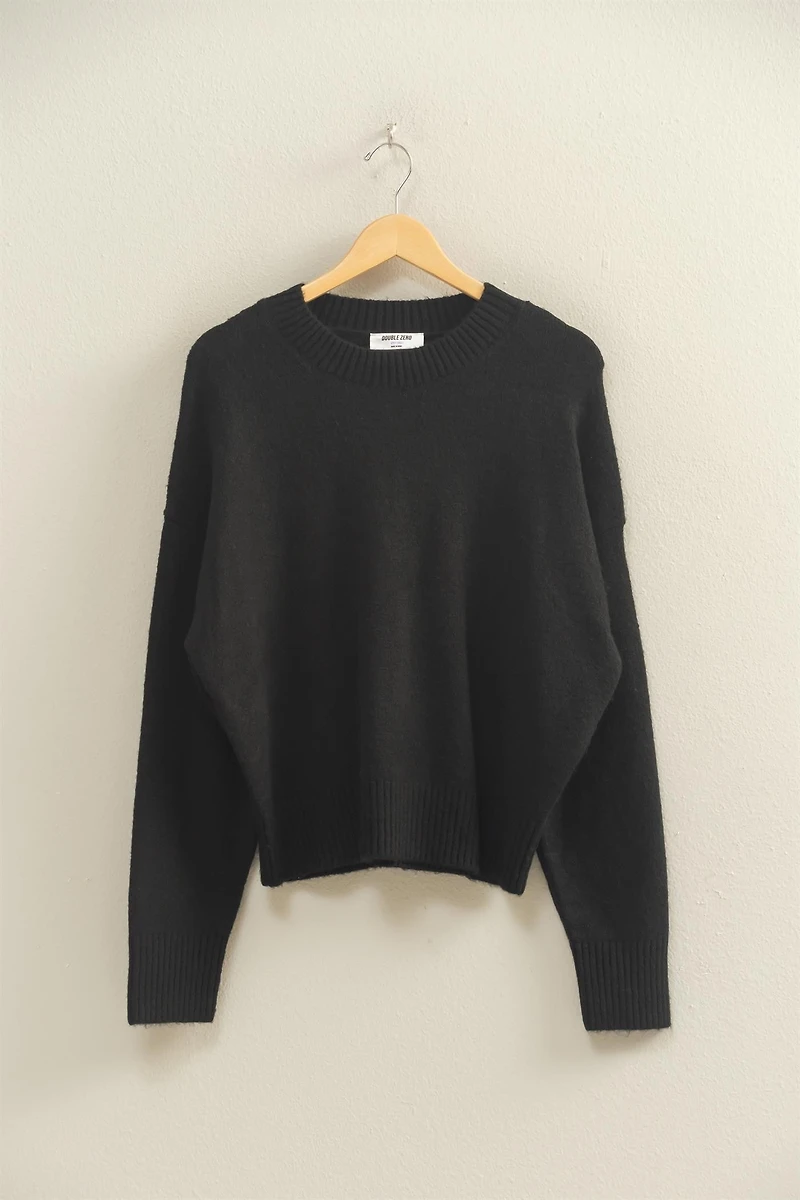 Black Crewneck Sweater