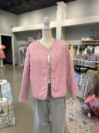 Pink Reversible Quilted Jacket