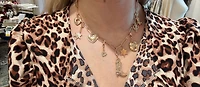 Western Boot Hat Charm Necklace