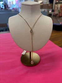 Gold Y-Drop Necklace