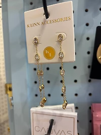 Bezel-Set Duster Earring