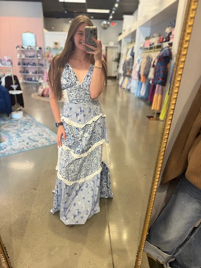 Floral Patchwork Dress