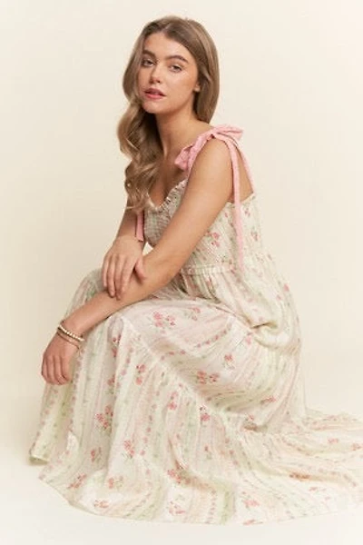 Ivory Blossom Maxi Dress