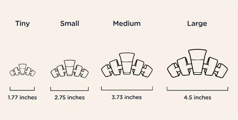 Classic Peach Fuzz | Tiny Claw Hair Clip