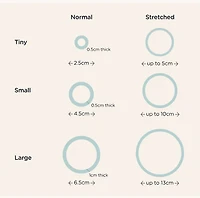 Kiss & Tell | Small Nylon Hair Ties