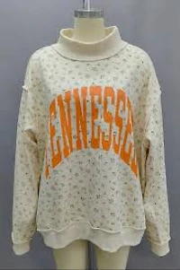 Floral Printed Tennessee & TN Mockneck