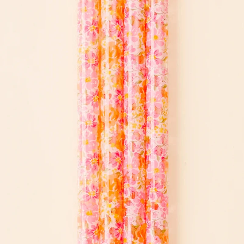 40 oz Tumbler Straw Set Secret Garden Pink