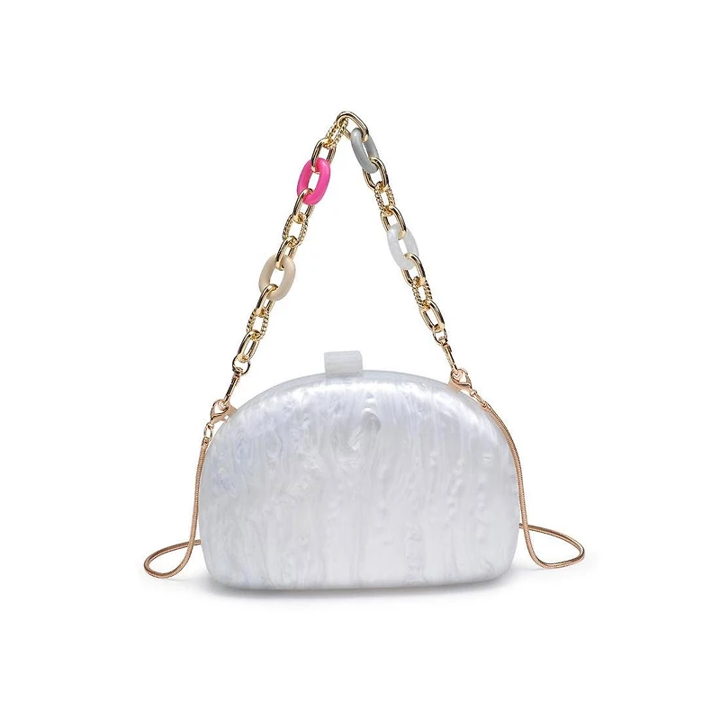 White Morgan Evening Bag