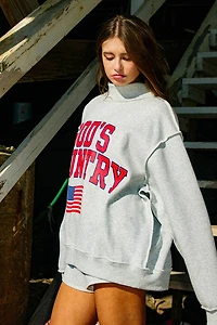 God's Country Reversible Mock-neck
