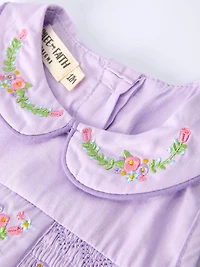 Floral Lavender Romper