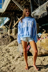 Beach/Lake Reversible Mock-Neck