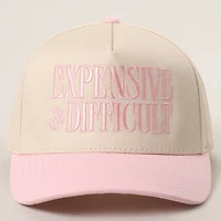 Light Pink Expensive & Difficult Hat