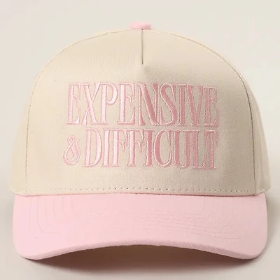 Light Pink Expensive & Difficult Hat