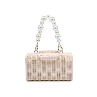 Cream Everly Evening Bag