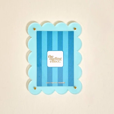 Mini Acrylic Picture Frame Magnet–Blue