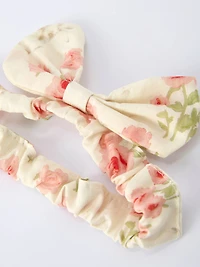 Rose Lace Baby Girl Romper w/ Headband