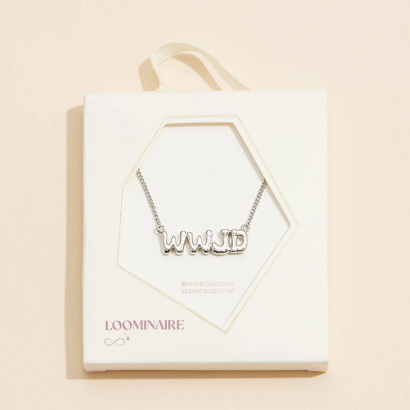 WWJD 18K Gold Necklace