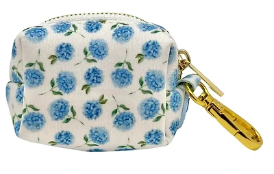 Blue Hydrangea Dog Waste Bag Holder