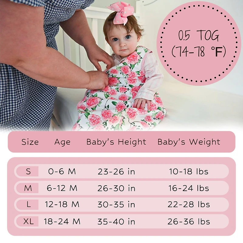 Live Life Full Bloom Baby Sleep Sack