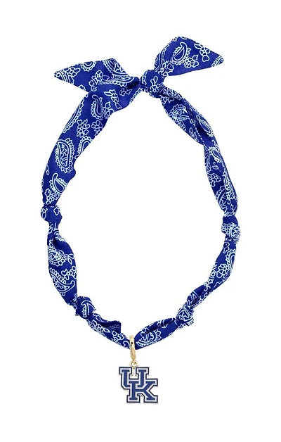 Kentucky Wildcats Logo Bandana Scarf Necklace