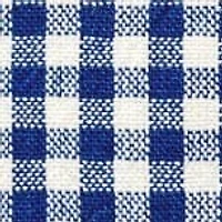 Lake Blue Gingham Summer Dog Bandana