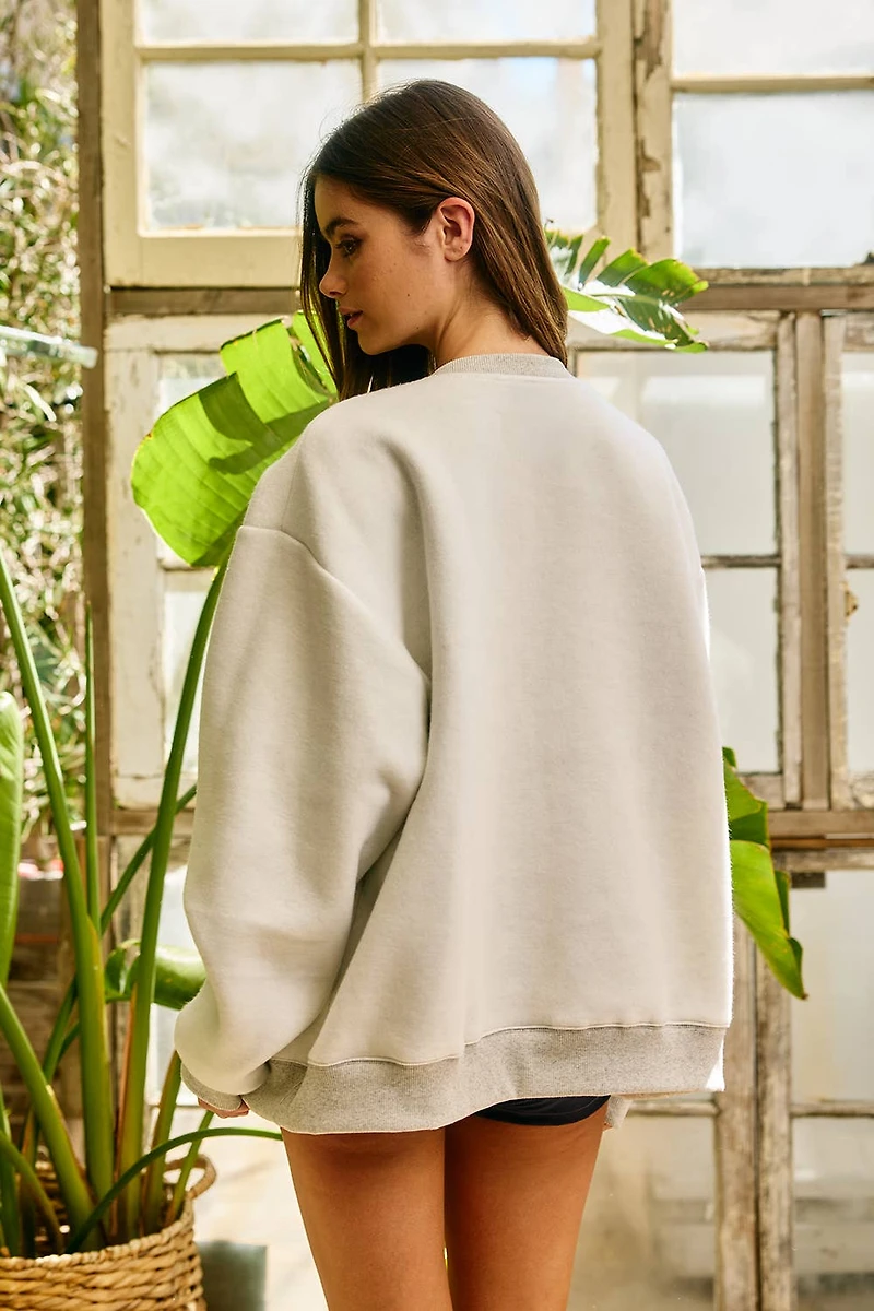 Alabama Reversible Oversized Pullover