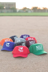 Red MILF Game Day Football Trucker Hat