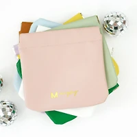 Pink Squeeze Coin Purse Wallet