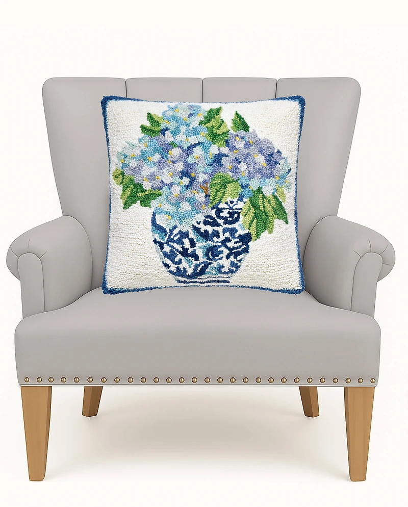Rhapsody In Blue II Hook Pillow
