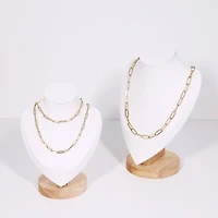 18K Gold Paperclip Chain Necklace
