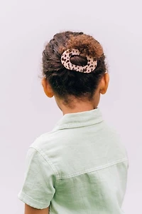 Blonde Tortoise Small Round Flat Hair Clip