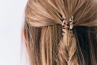 Tiny Classic Hair Clip | Blonde Tortoise