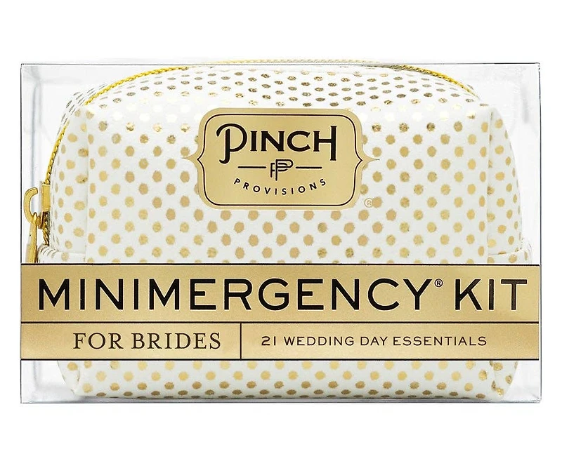 White Minimergency Kit for Brides