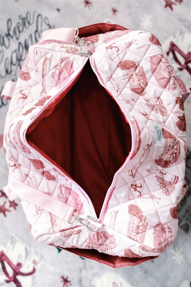 Licensed University of Alabama Quilted Duffle