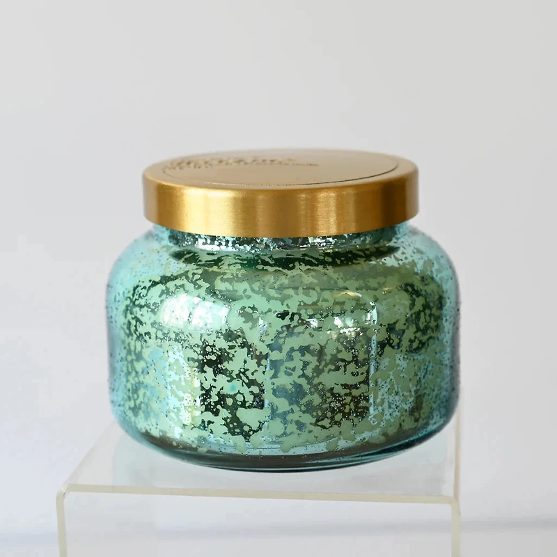 VOLCANO AQUA OPALINE SIGNATURE JAR - 19 oz