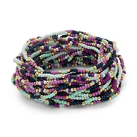 Assorted 2mm Stretch Seed Bead Bracelets