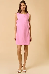 Pink Flower Mini Dress