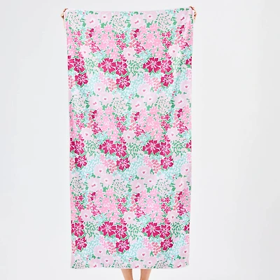 Quick Dry Beach Towel Petal Perfect