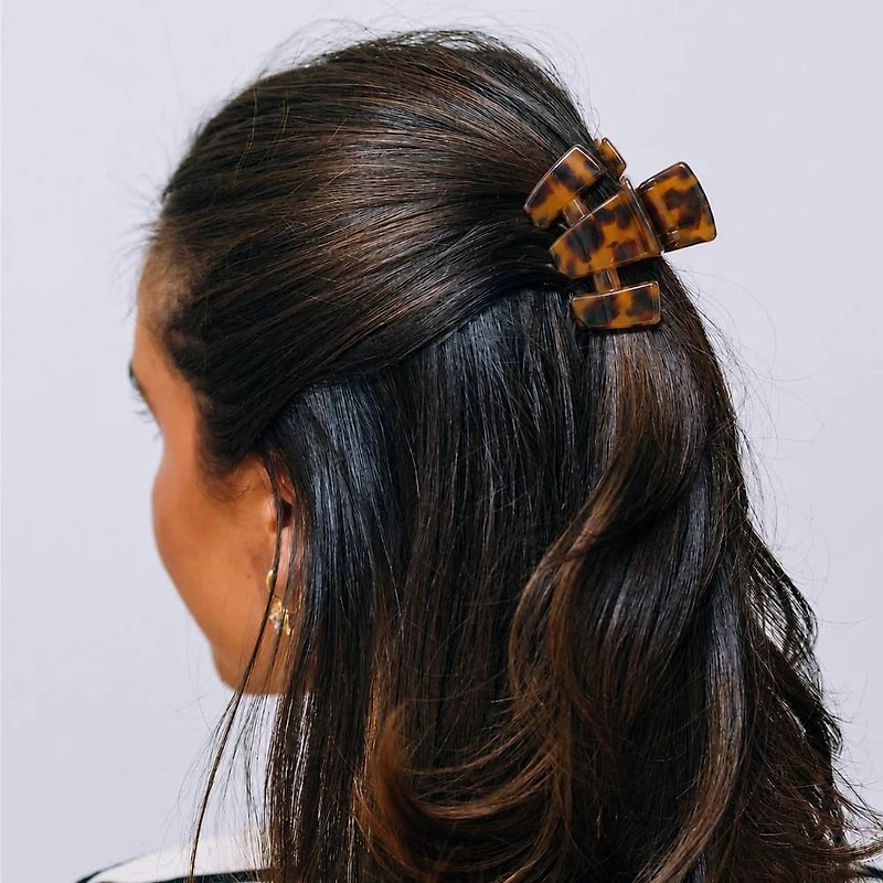 Classic Hair Clip | Petite | Tortoise